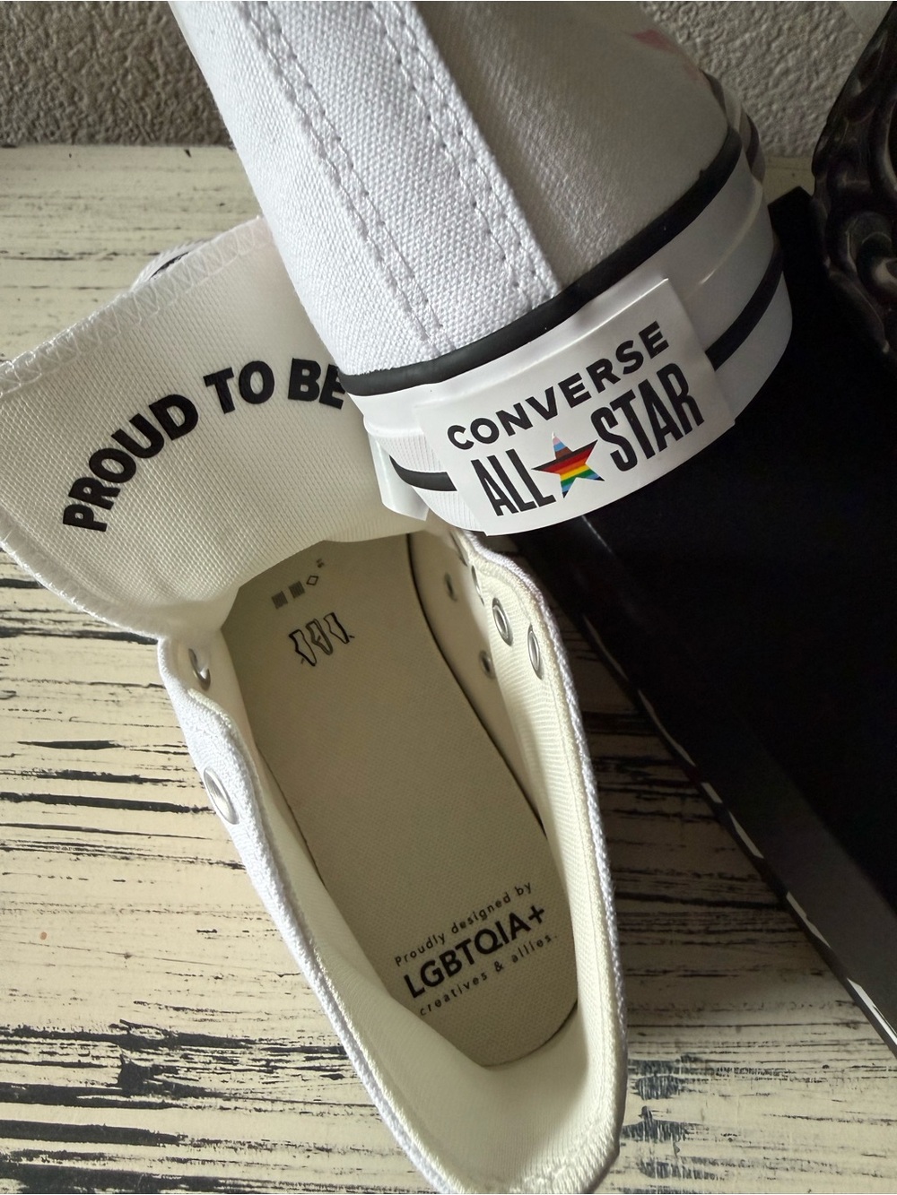 NEW! RARE! RETIRED! PRIDE CHUCKS! đ - Picture 3 of 4